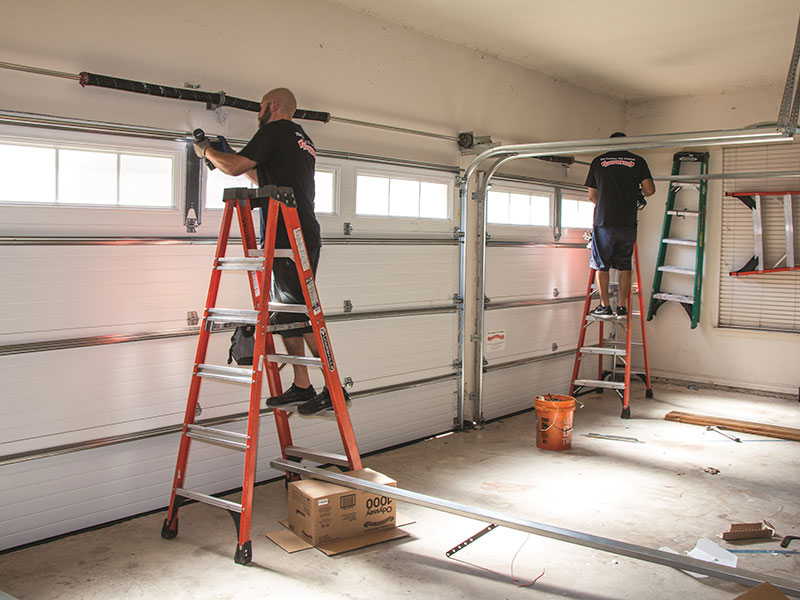 Garage door repair