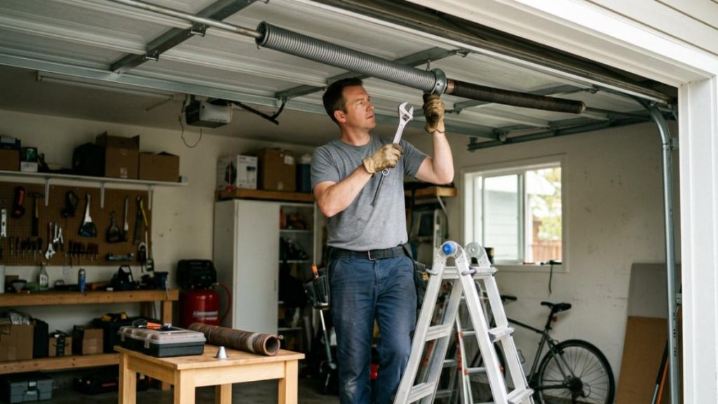 Garage Door Spring Replacement 4