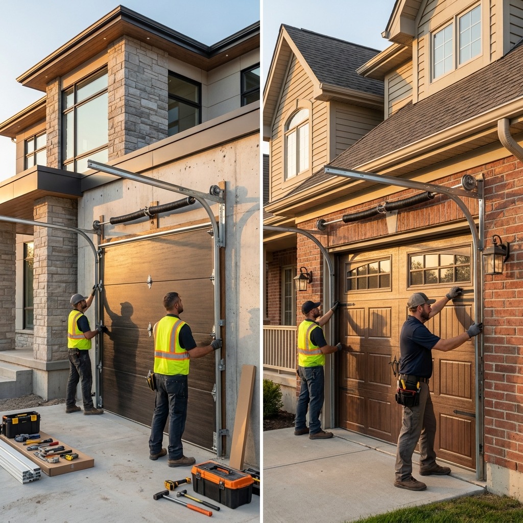Professional Garage Door Hardware Repair & Parts Replacement and alignment audit