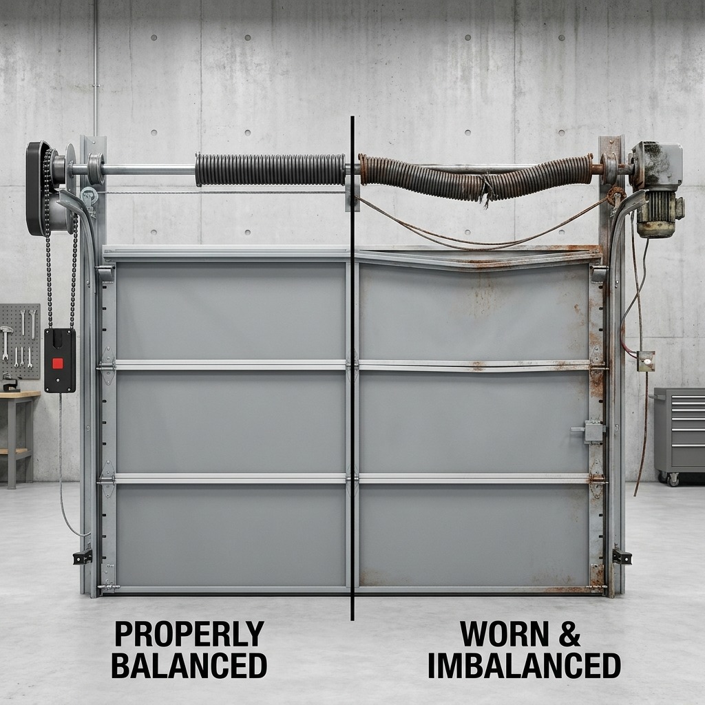 Certified technician executing precision Garage Door Cable Replacement Services